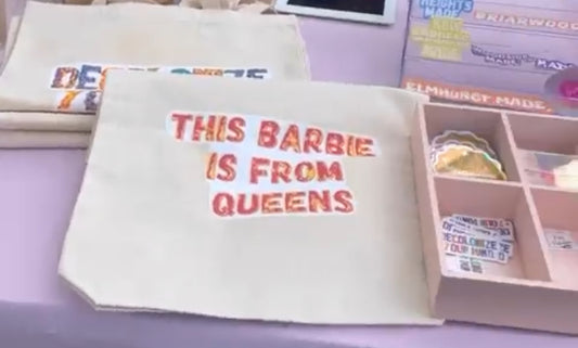 This Barbie is from Queens Tote